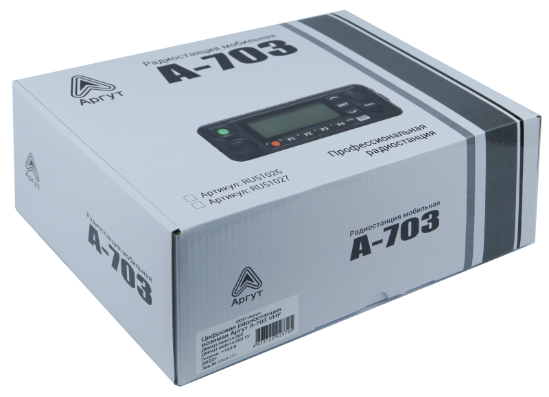  Цифровая радиостанция возимая Аргут А-703М UHF 